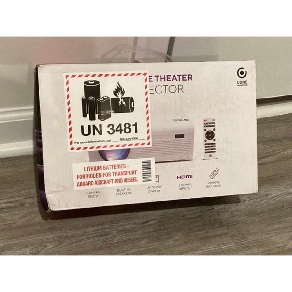 Core Innovations CJR600 150" projector-  White
